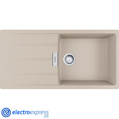 FREGADERO FRANKE CNG 611211-100 CAFE CREME 1 CUBETA 1 ESCURRIDOR