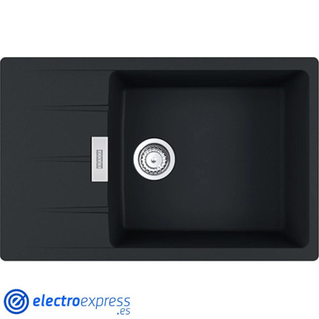 FREGADERO FRANKE CNG 611211-78XL NEGRO MATE 1 CUBETA 1 ESCURRIDOR