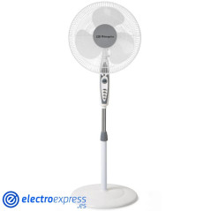 VENTILADOR PIE ORBEGOZO SF0147 40CMS PLATO BLANCO