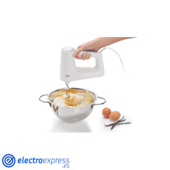 BATIDORA BRAUN HM3135WH 500WATIOS 5VELOCIDADES AMASADORA