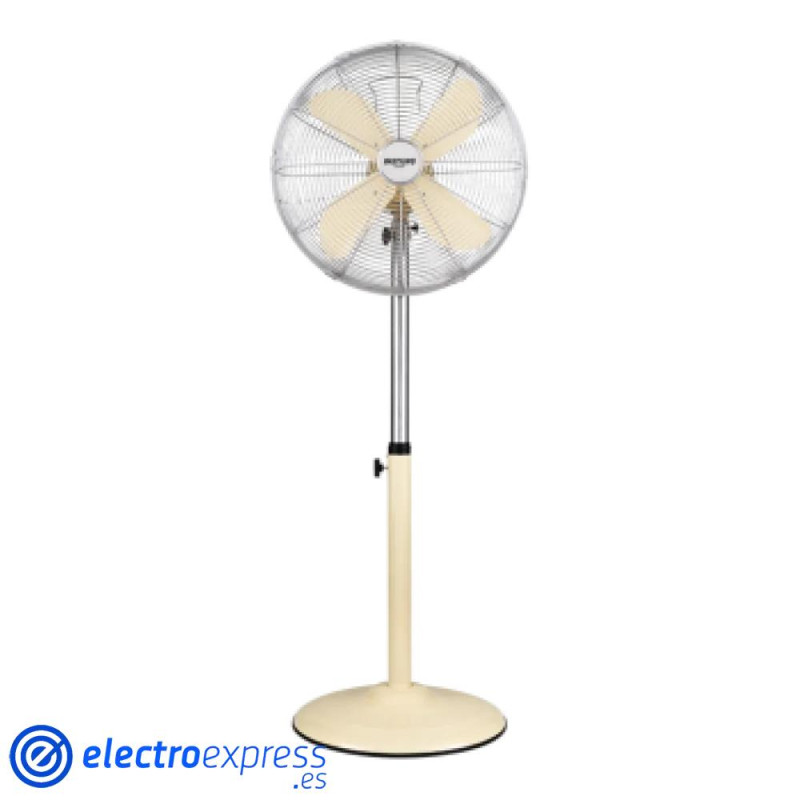 VENTILADOR PIE BASTILIPO PALMA VAINILLA 40CM