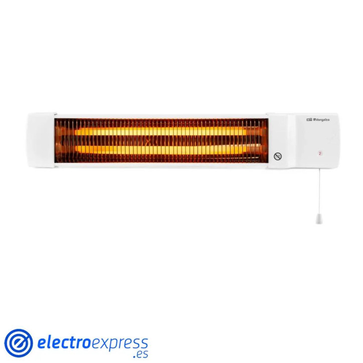 ESTUFA CUARZO ORBEGOZO BB5002 2BARRA BAO COLGAR ESTUFA CUARZO ORBEGOZO BB5002 2BARRA BAO COLGAR