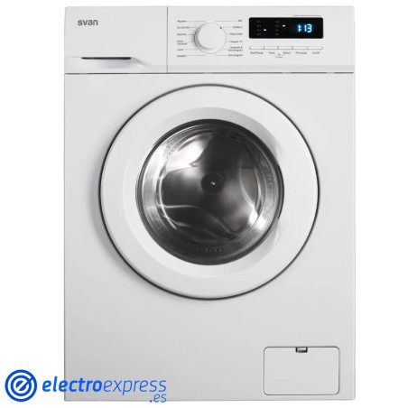 LAVADORA SVAN SL8201DD 8KG 1200RPM BLANCO AD  DISPLAY