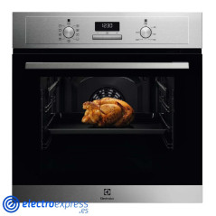 HORNO INDEPENDIENTE ELECTROLUX EOF3H50BX MULTIFUNCION INOX AQUA CLEAN 65LITROS CLASE A