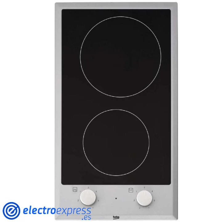 VITROCERAMICA DIGITAL BEKO HDCC32200X 2FUEGOS INOX CON MANDOS VITROCERAMICA DIGITAL BEKO HDCC32200X 2FUEGOS INOX CON MANDOS