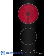 VITROCERAMICA DIGITAL SVAN SV2300 2FUEGOS RADIANTE 52X29X5 3000WATIOS TOUCH CONTROL