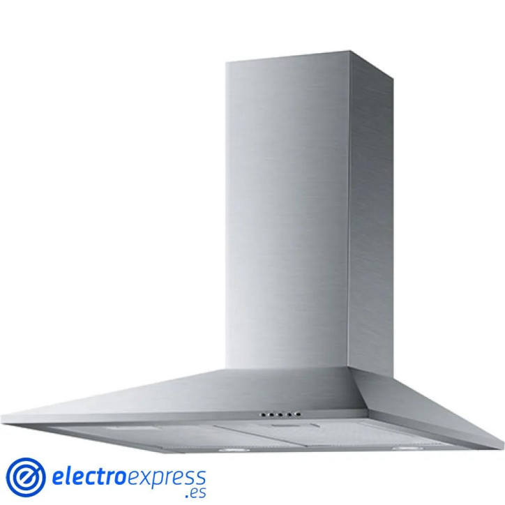 CAMPANA DECORATIVA MEPANSA PIRAMIDE 60CMS INOX