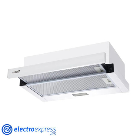 CAMPANA EXTRAIBLE CATA TFB5160WH 60CM BLANCA TELESCOPICA