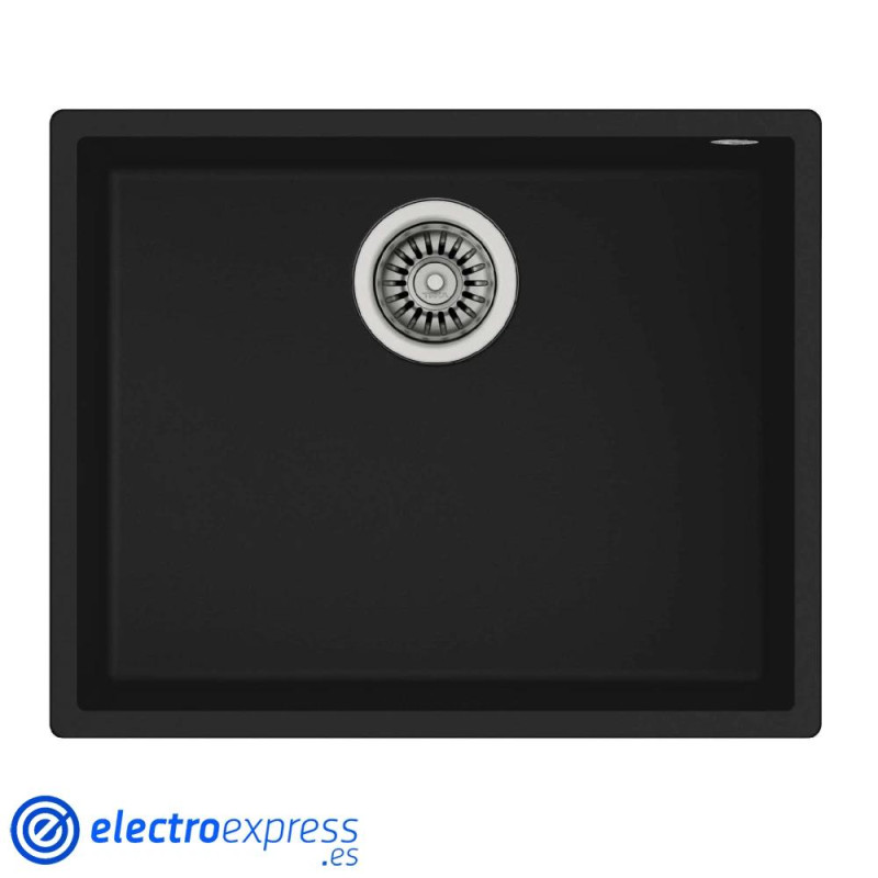 FREGADERO TEKA SQUARE 5040 TG 1CUBETA NEGRO