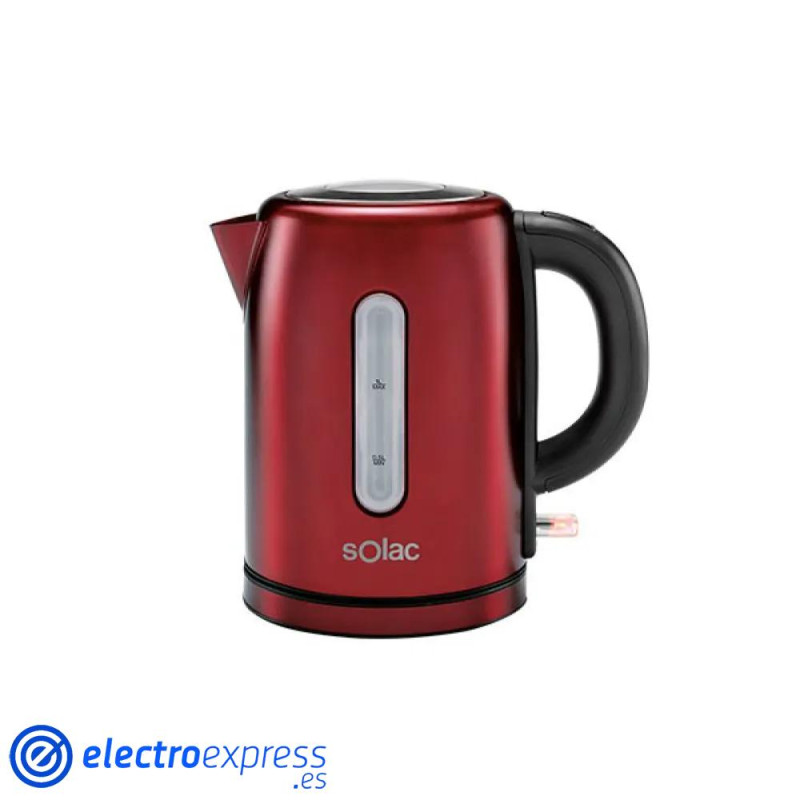HERVIDOR SOLAC KT5857 STILLO RED 1LITRO ROJO 2200WATIOS