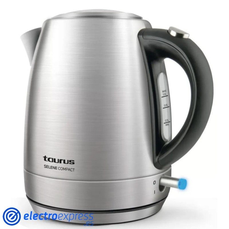 HERVIDOR TAURUS SELENE COMPACT 1LITRO 2200WATIOS JARRA SIN CABLE