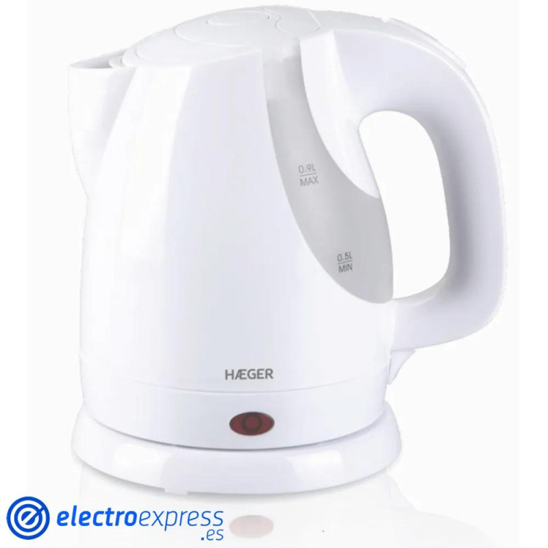 HERVIDOR HAEGER EK13W MINILISBON 09LITROS 1300WATIOS ELECTRICO SIN CABLE