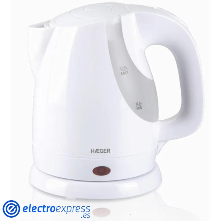 HERVIDOR HAEGER EK13W MINILISBON 09LITROS 1300WATIOS ELECTRICO SIN CABLE