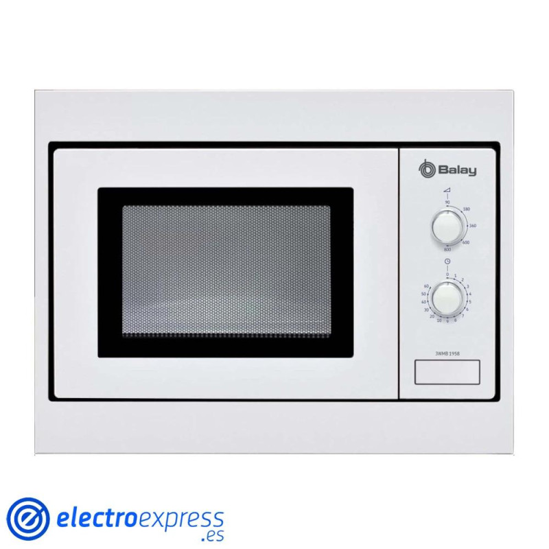 MICROONDAS BALAY 3WMB1958 18L SIN GRILL 800W CON MARCO BLANCO