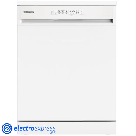 LAVAVAJILLAS TELEFUNKEN TLK066W 12/CUBIERTOS 6/PROGRAMAS BLANCO MEDIA CARGA CLASE  E