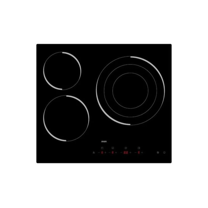 VITROCERAMICA DIGITAL SVAN SV3601 3FUEGOS 6200WATIOS TRIPLE CORONA