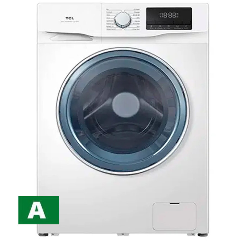 LAVADORA T.C.L FF0914WA0ES 9KG 1400/RPM VAPOR BLANCA CLASE A