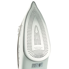 PLANCHA ROWENTA DX1635D1 VAPOR 2400WATIOS MARRON Y BLANCA