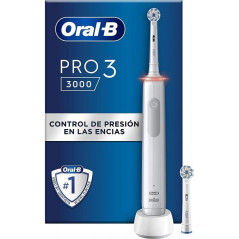CEPILLO ORAL B BRAUN PRO SERIE 3 D5055133 SENSOR PRESION TEMPORIZADOR BLANCO