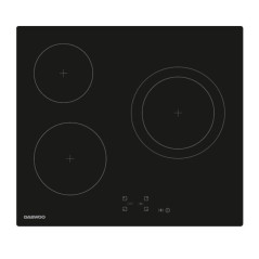 VITROCERAMICA DIGITAL DAEWOO BH6VTF26BNL-ES 3FUEGOS ZONA DOBLE NEGRA