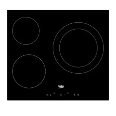 VITROCERAMICA DIGITAL BEKO HIC63402T 3FUEGOS  5700W SIN BISEL