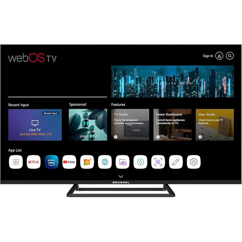 LED 43  GRUNKEL LED4324PBW 4K SMARTTV