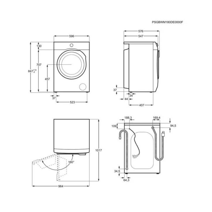 LAVADORA AEG LFA5I82WRE 8KG 1200RPM FONDO REDUCIDO 54 CM CLASE  A LAVADORA AEG LFA5I82WRE 8KG 1200RPM FONDO REDUCIDO 54 CM CLASE  A