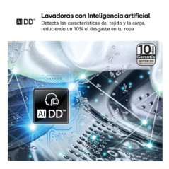 LAVADORA L.G. F4X1008NWH 8/KG 1400/RPM INSTALACION DE ENCIMERA DE 82CMS