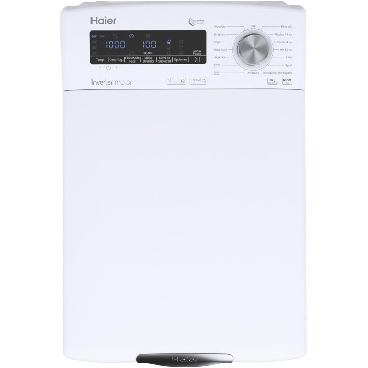 LAVADORA HAIER RTXSG28TMC5 8KG CARGA SUPERIOR 1200RPM CLASE  A