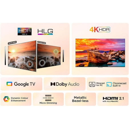 LED 43  TCL 43P61B UHD 4K DOLBY AUDIO
