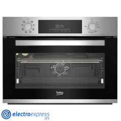 HORNO INDEPENDIENTE BEKO BBCM12300X 45CMS INOX MULTIFUNCION