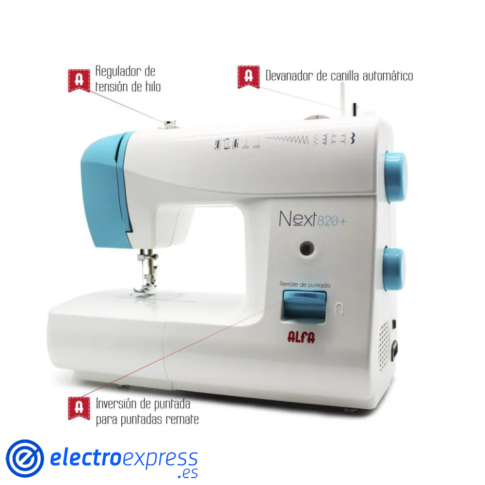 Maquina de coser ALFA Next820+