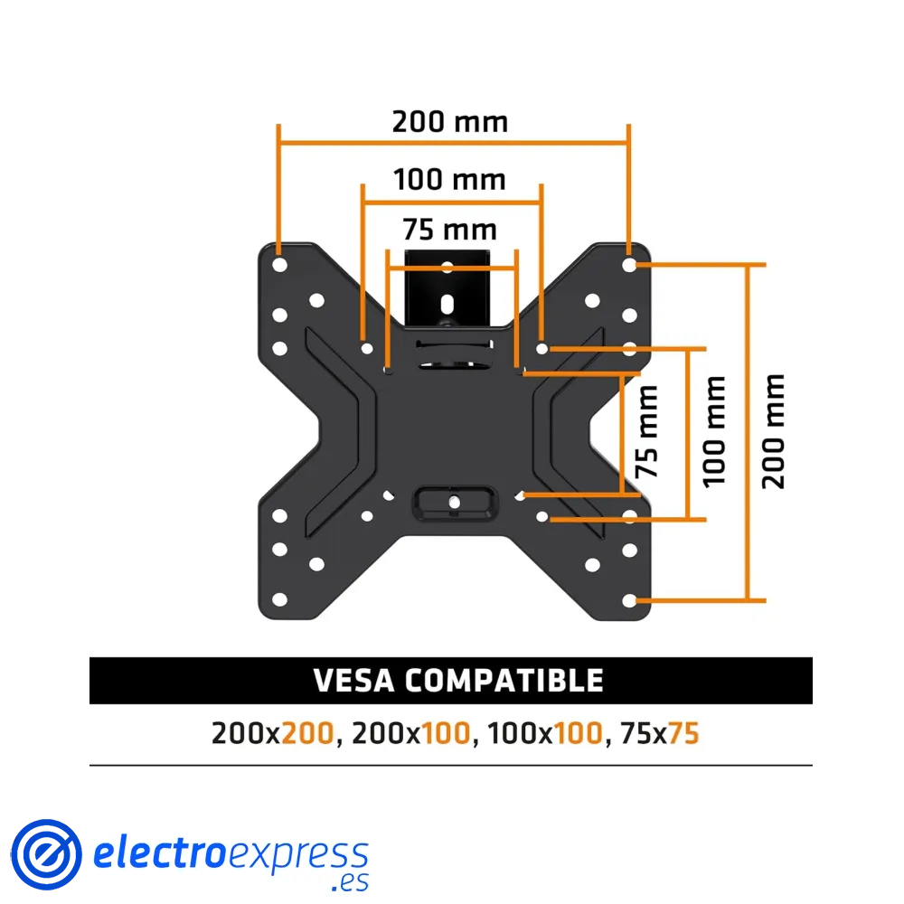 Soporte engel ac0590e soporte orientable 17 -42 articulado (vesa 200x200)